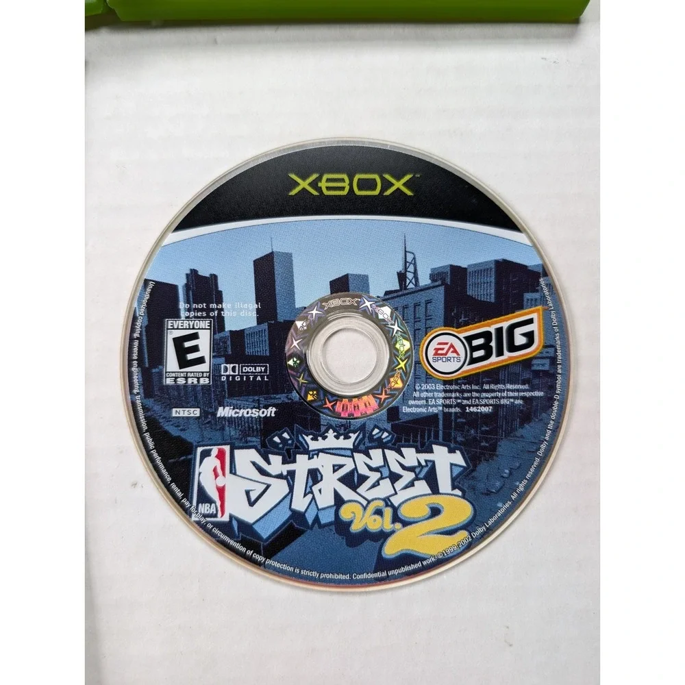 NBA Street Vol 2 Original Release Complete Microsoft Xbox 2003 CIB Tested EA